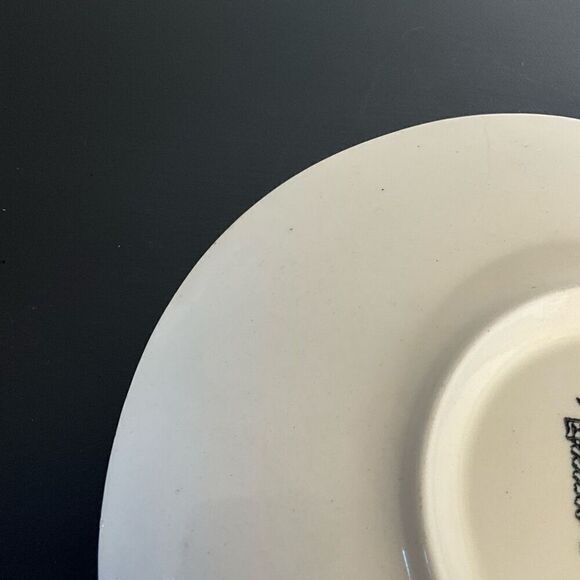 Hampton Ivory England Plate Bowl Fruit Floral Pattern Design Kitchenware - Picture 9 of 10